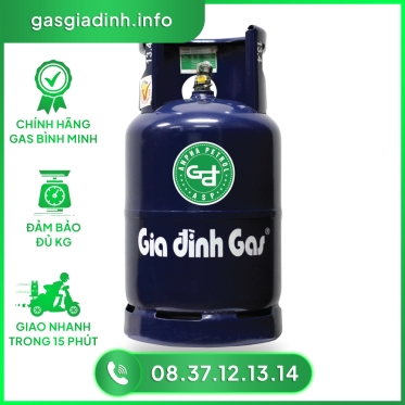 Gas Gia Đình Xanh VT 12 Kg Bình Minh.