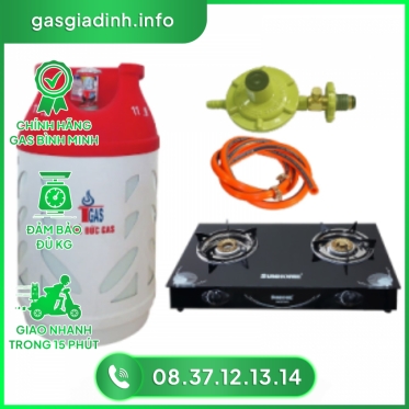 Bộ Bình Gas Thủ Đức Vỏ Bọc Nhựa 12kg