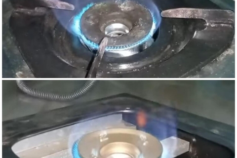 Bếp gas cháy không đều nguyên nhân do đâu? Cách xử lý đúng vị trí