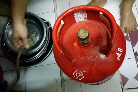 Cách lắp bình gas mini và bình gas gia đình đúng cách