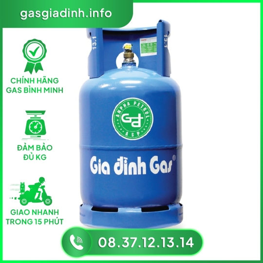  Gas Gia đình Xanh Sell 12kg Bình Minh