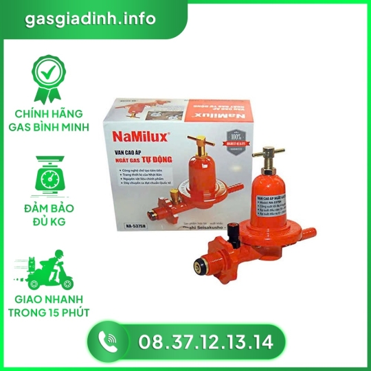 Bộ van cao áp ngắt gas tự động NAMILUX NA-537SH-VN
