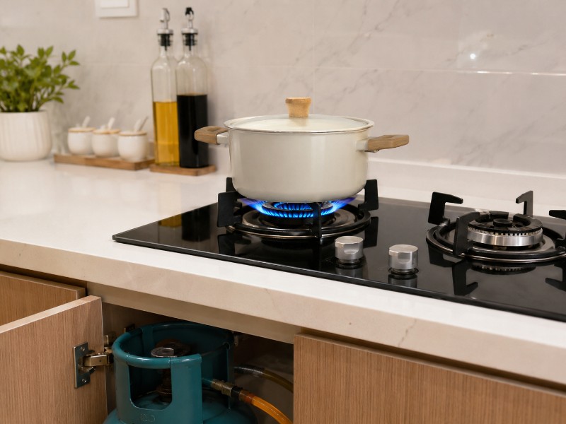 bếp gas âm hay dương