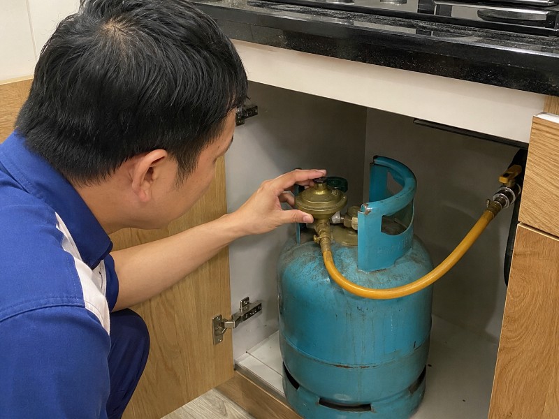 bếp gas hao gas