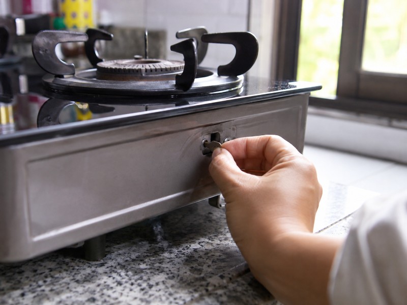 Bếp gas lửa yếu