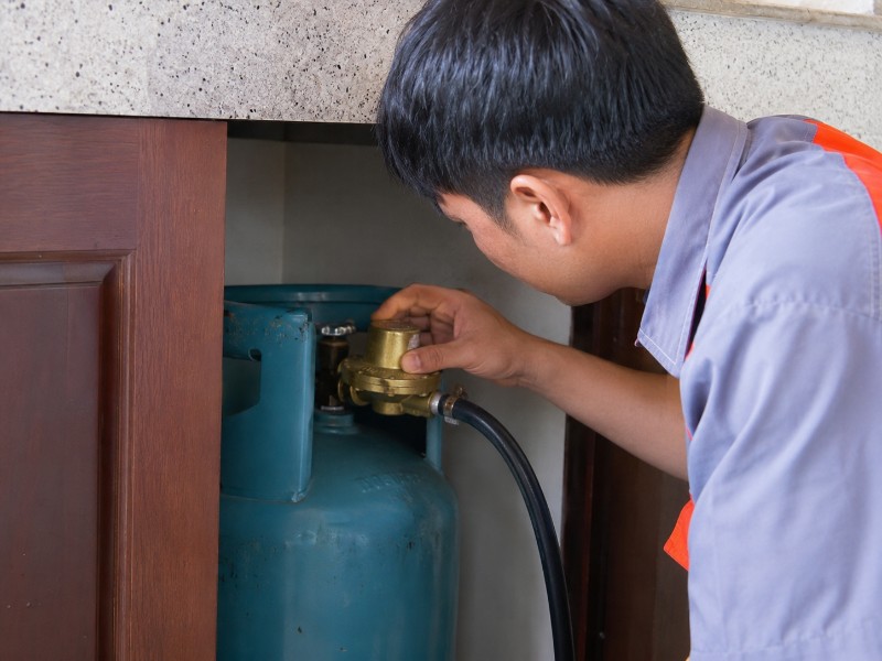 Bếp gas lửa yếu