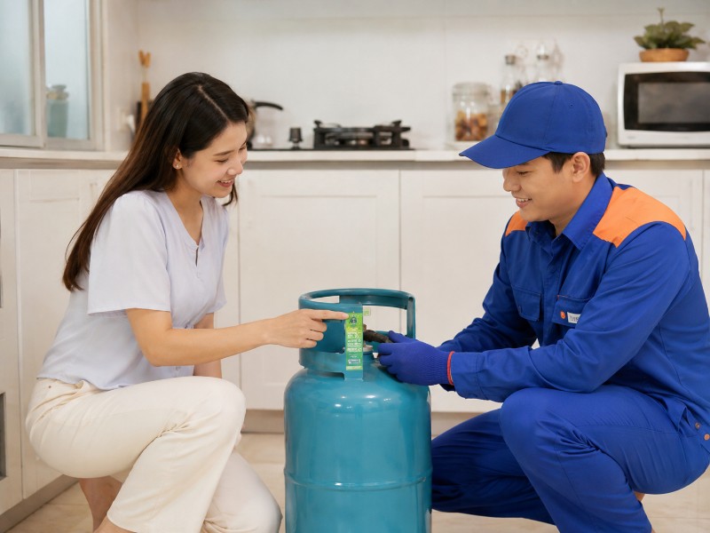 bình gas chính hãng