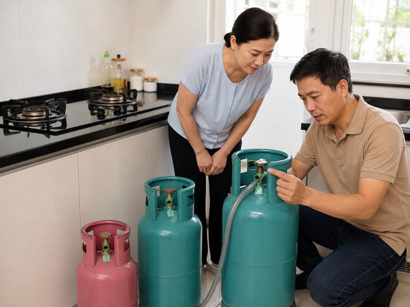 Chọn bình gas gia đình