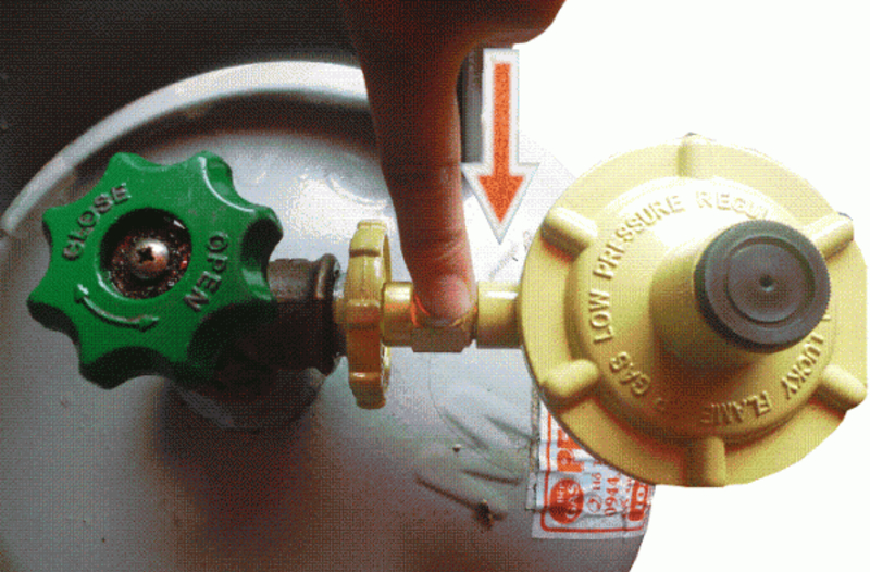 gas bị rò rỉ