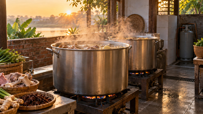 Bình gas 45kg dùng cho bếp nào