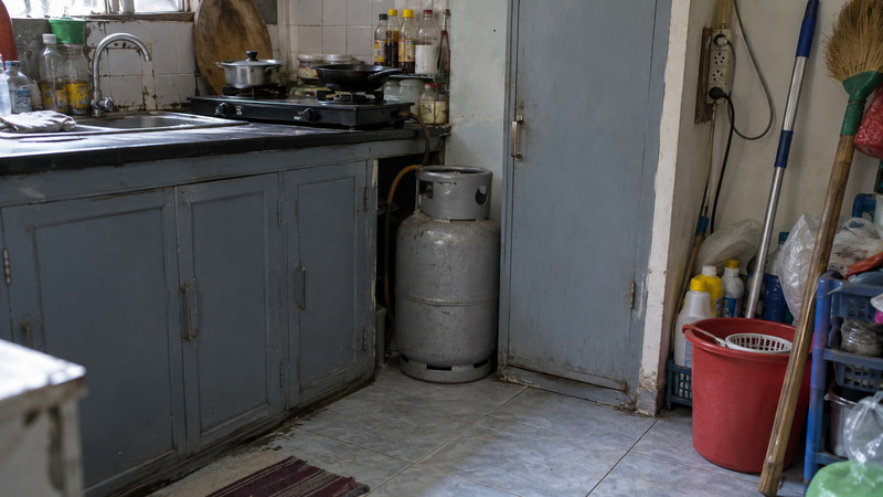 Vị Trí Đặt Bình Gas Trong Nhà Bếp